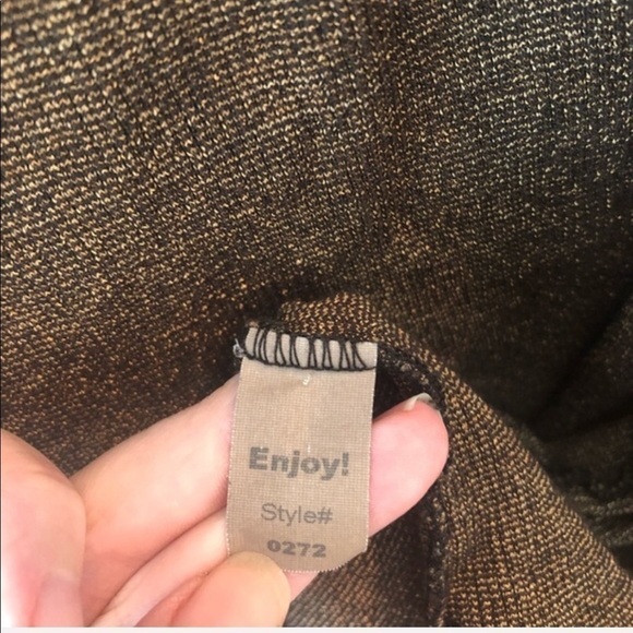 Michael Stars Wrap BrownTie Tunic - Picture 15 of 16